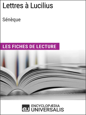 cover image of Lettres à Lucilius de Sénèque